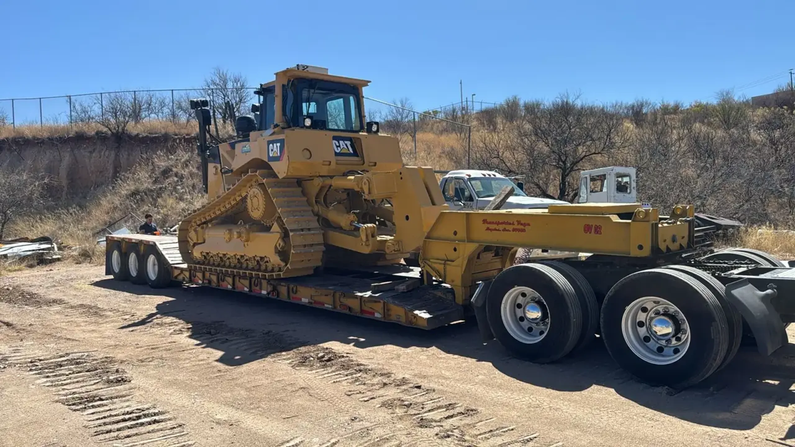 Transporte especializado de maquinaria pesada